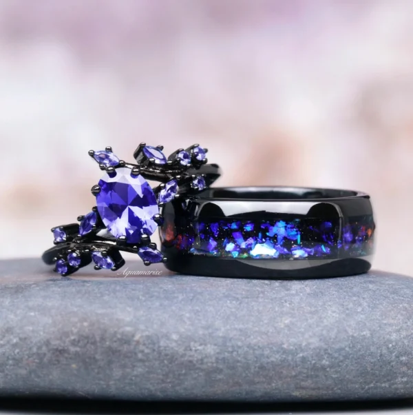 sapphire bridal ring